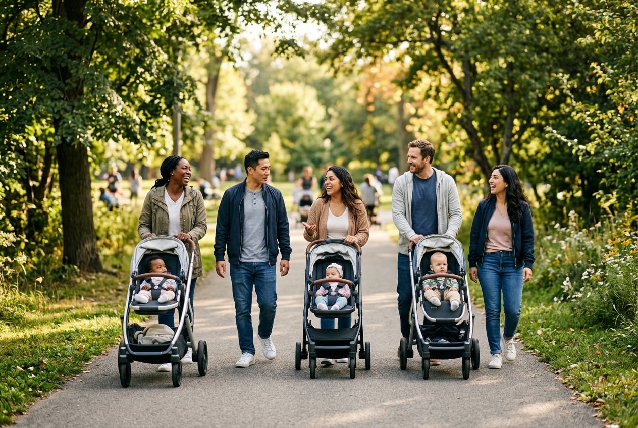 The Stroller Brigade: New-Parent Meetups That Actually Help